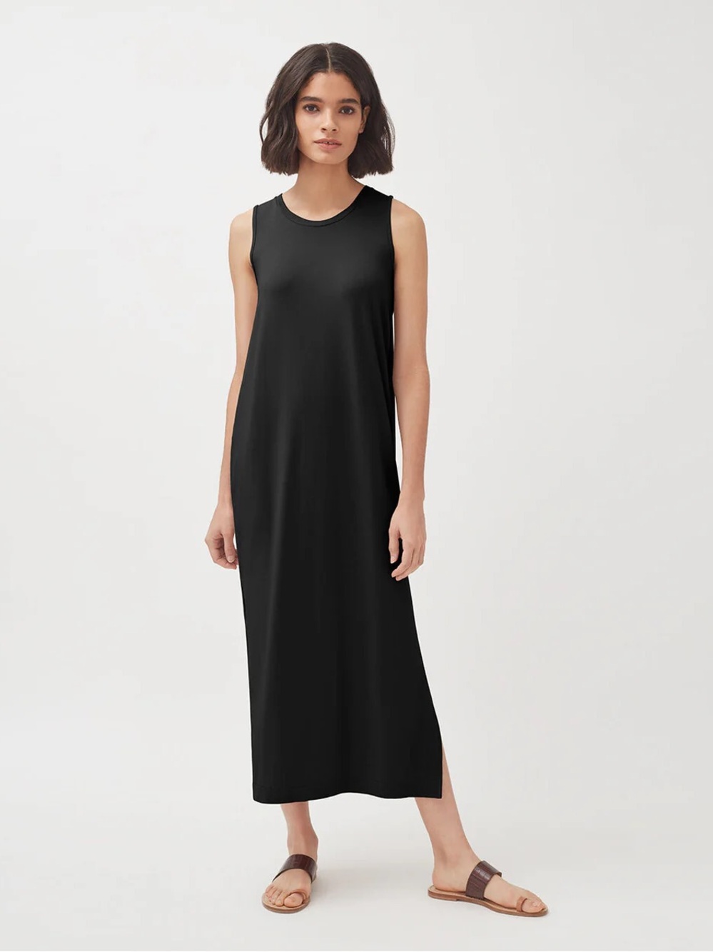 Cuyana • Drape back midi dress